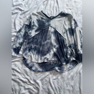 Blue and white sweater, Super soft and comfy.